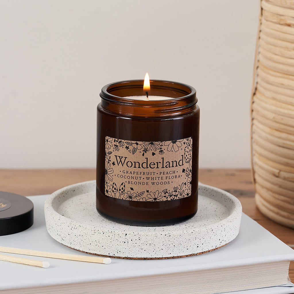 Wonderland Literary Candle – Alice in Wonderland Inspired Book Lover’s Gift